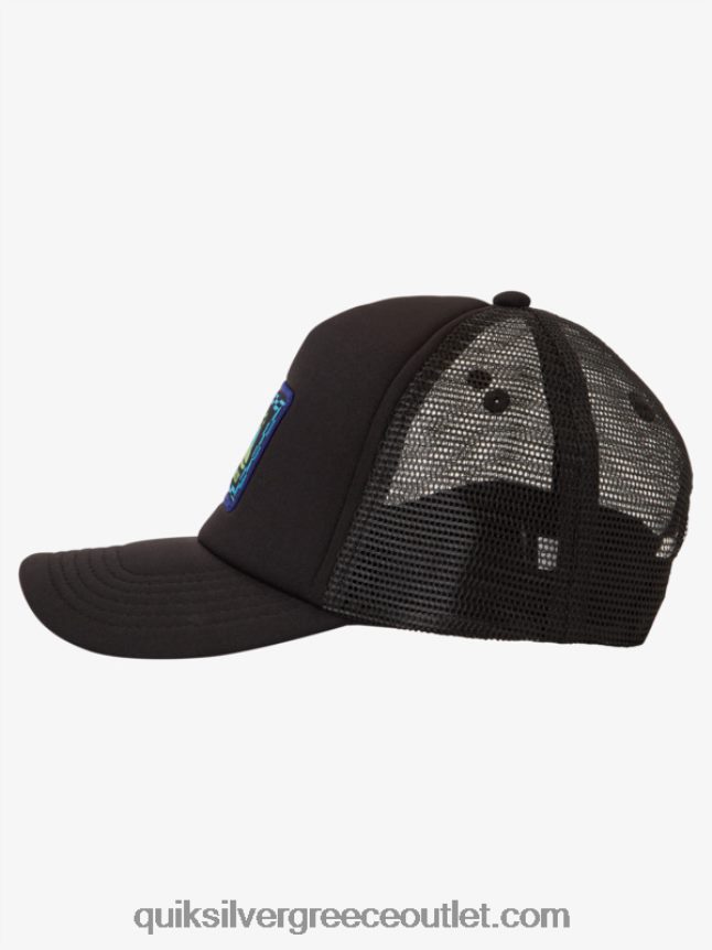 2-7 ύπουλο καπέλο για φορτηγατζή Quiksilver αγόρια 66LP841891 μαύρος