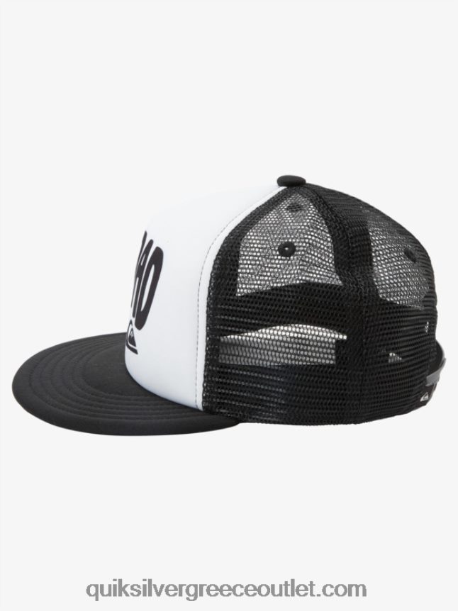 2-7 town hero καπέλο φορτηγατζή Quiksilver αγόρια 66LP842036 άσπρο