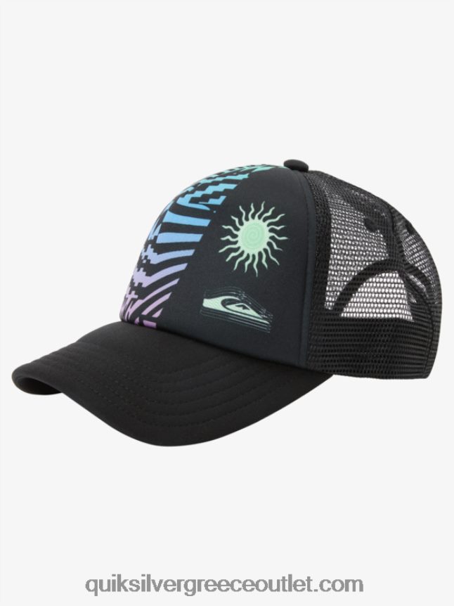 Καπέλο 8-16 κοτέτσι καρακάξας Quiksilver αγόρια 66LP841929 μαύρος