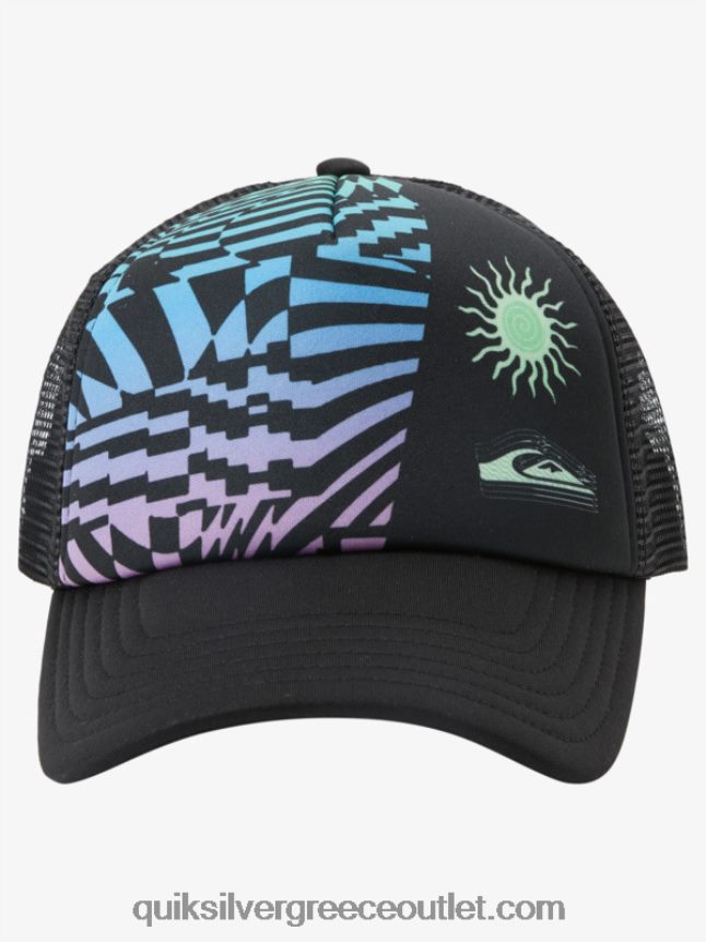 Καπέλο 8-16 κοτέτσι καρακάξας Quiksilver αγόρια 66LP841929 μαύρος
