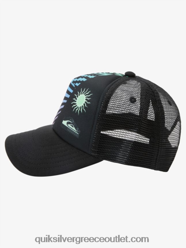 Καπέλο 8-16 κοτέτσι καρακάξας Quiksilver αγόρια 66LP841929 μαύρος
