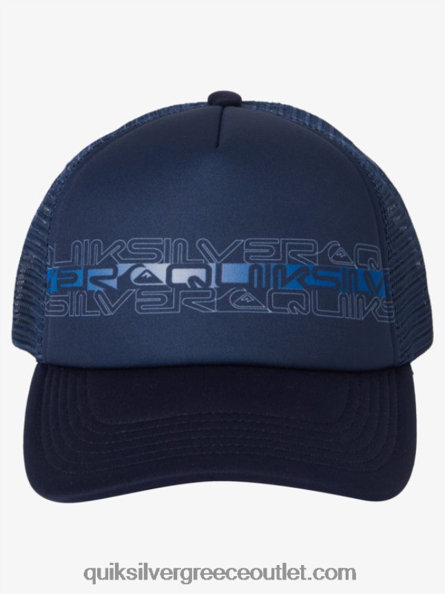 Καπέλο φορτηγατζή 8-16 buzzard coop Quiksilver αγόρια 66LP842043 μεσάνυχτα ναυτικό