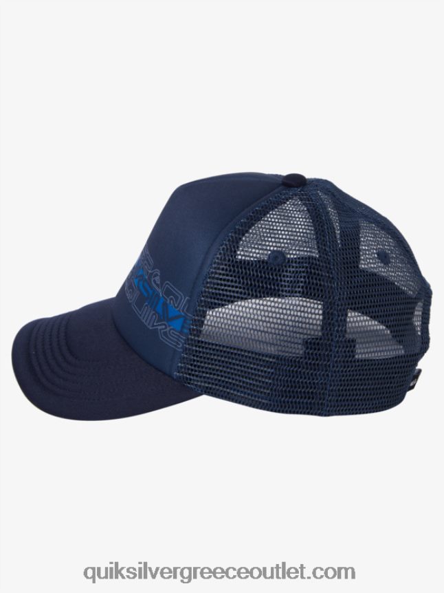 Καπέλο φορτηγατζή 8-16 buzzard coop Quiksilver αγόρια 66LP842043 μεσάνυχτα ναυτικό