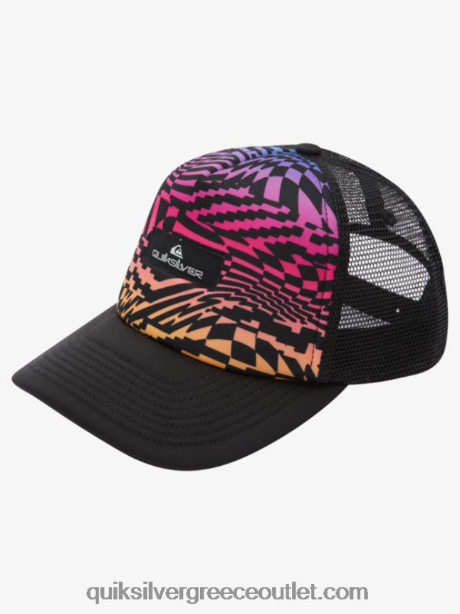Καπέλο φορτηγατζή 8-16 buzzard coop Quiksilver αγόρια 66LP842044 φλογερό κοράλλι