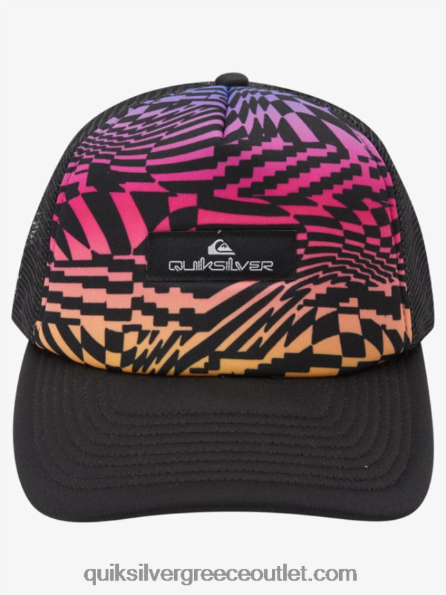 Καπέλο φορτηγατζή 8-16 buzzard coop Quiksilver αγόρια 66LP842044 φλογερό κοράλλι