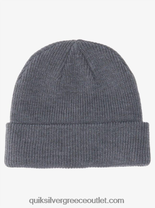 8-16 performer cuff beanie Quiksilver αγόρια 66LP842113 μέτριο γκρι πλύσιμο