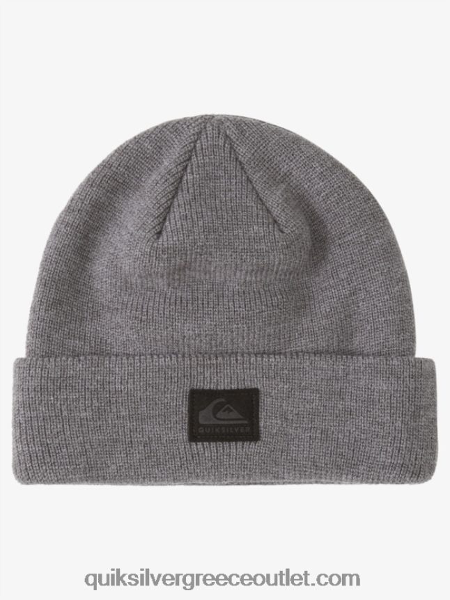 8-16 performer cuff beanie Quiksilver αγόρια 66LP842113 μέτριο γκρι πλύσιμο