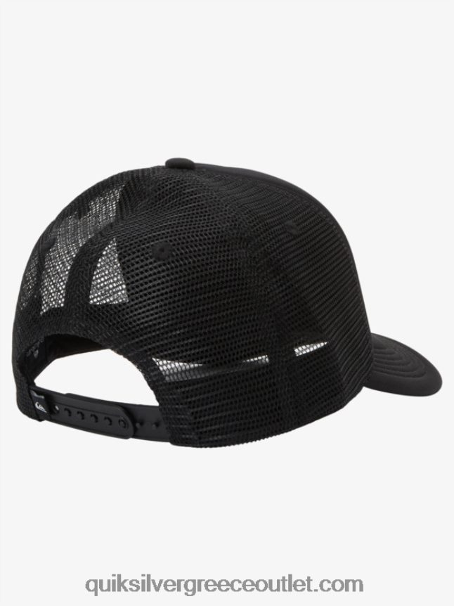 8-16 ύπουλο καπέλο snapback κορυφής Quiksilver αγόρια 66LP842045 μαύρος