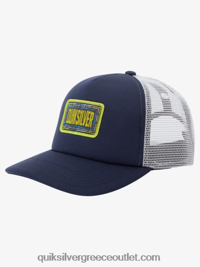 8-16 ύπουλο καπέλο snapback κορυφής Quiksilver αγόρια 66LP842046 ναυτικό μπλέιζερ