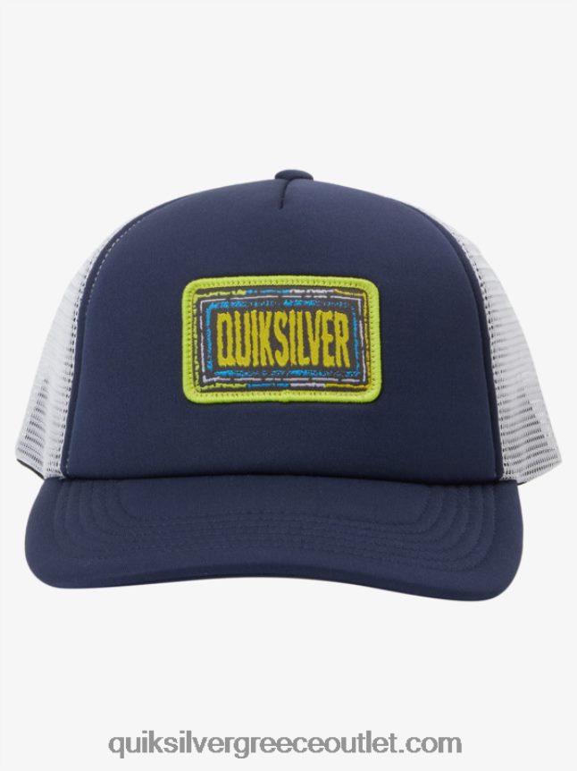 8-16 ύπουλο καπέλο snapback κορυφής Quiksilver αγόρια 66LP842046 ναυτικό μπλέιζερ