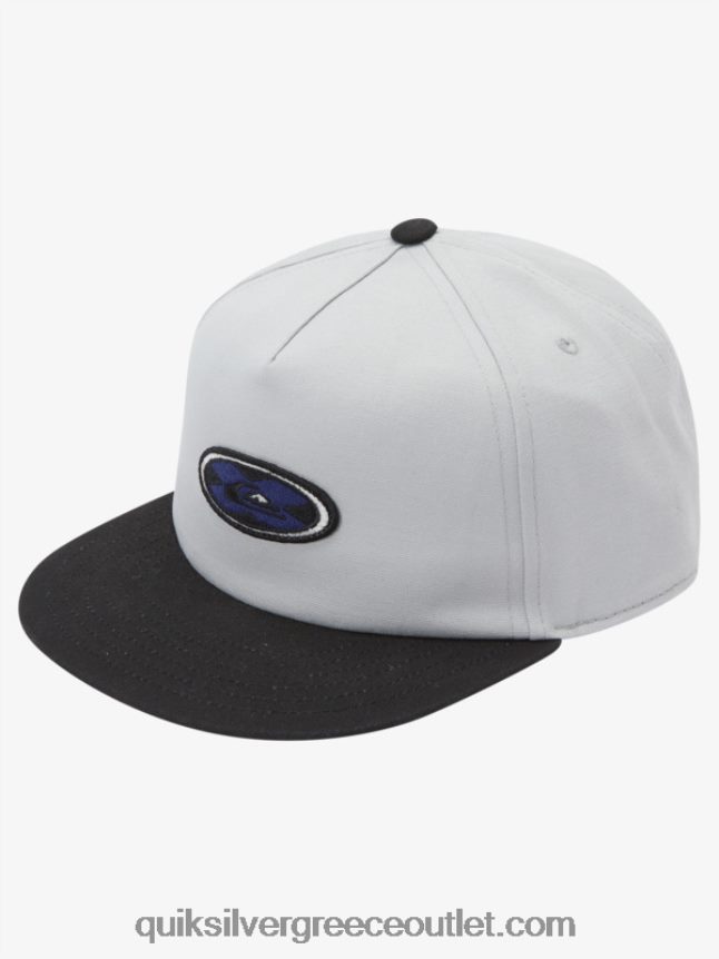 8-16 zinger snapback καπέλο Quiksilver αγόρια 66LP842049 γκρι βιολετί