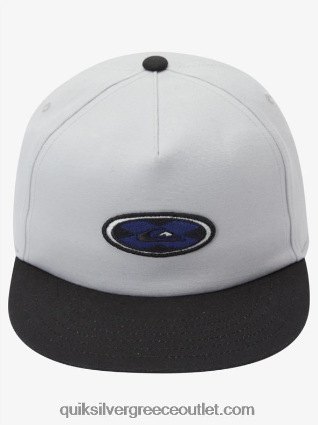 8-16 zinger snapback καπέλο Quiksilver αγόρια 66LP842049 γκρι βιολετί