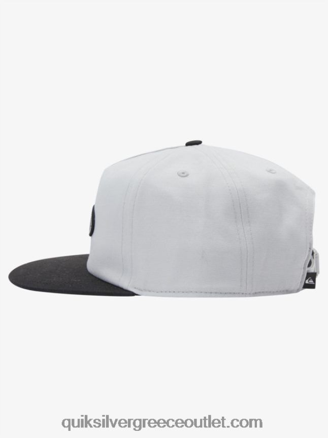 8-16 zinger snapback καπέλο Quiksilver αγόρια 66LP842049 γκρι βιολετί