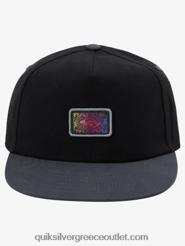 8-16 zinger snapback καπέλο Quiksilver αγόρια 66LP842050 μαύρος