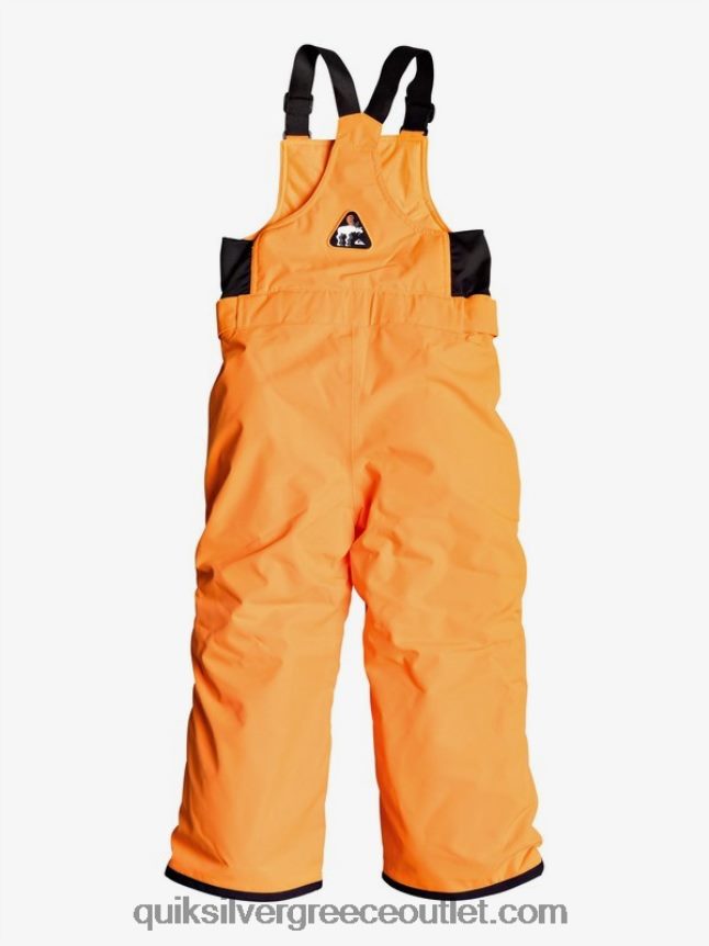 2-7 πορτοκαλί παντελόνια χιονιού με μόνωση boogie Quiksilver αγόρια 66LP842295 συγκλονιστικό πορτοκαλί
