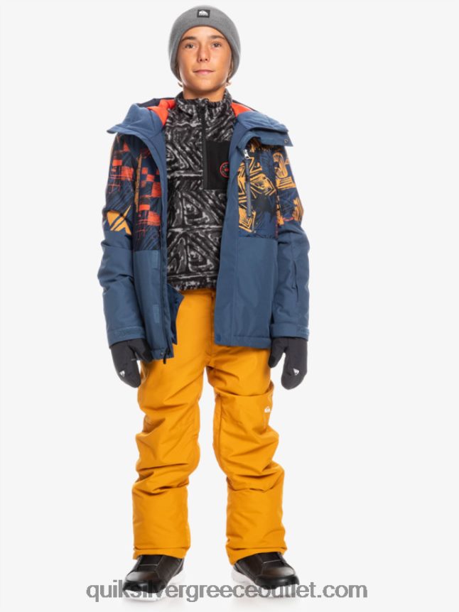 Παντελόνι χιονιού 8-16 estate Quiksilver αγόρια 66LP842293 ιπποφαές