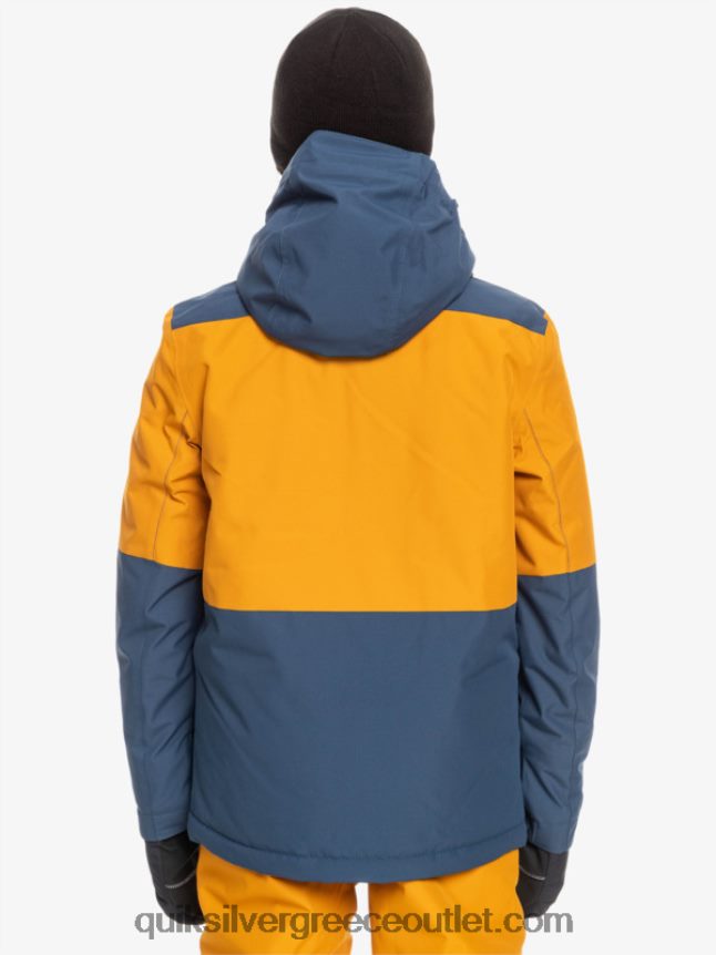Τεχνικό χιονοτζάκετ 8-16 mission block Quiksilver αγόρια 66LP842338 διακριτικά μπλε