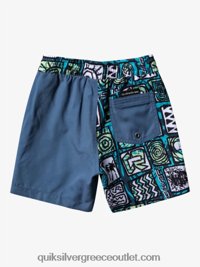 2-7 επόμενης γενιάς 12 βολέ Quiksilver αγόρια 66LP842047 ποτάμι μπλε