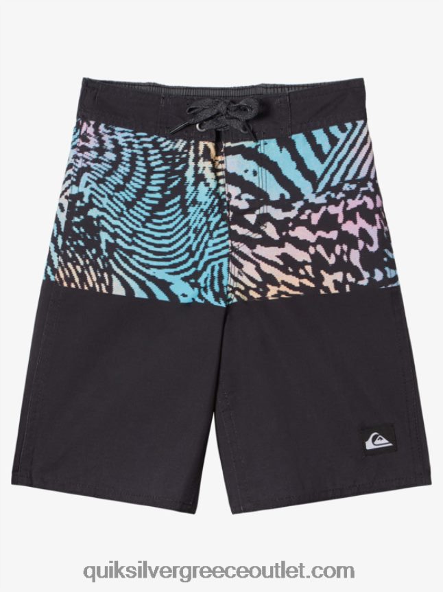 2-7 καθημερινή διαίρεση 14 ταμπλό Quiksilver αγόρια 66LP841893 μαύρος