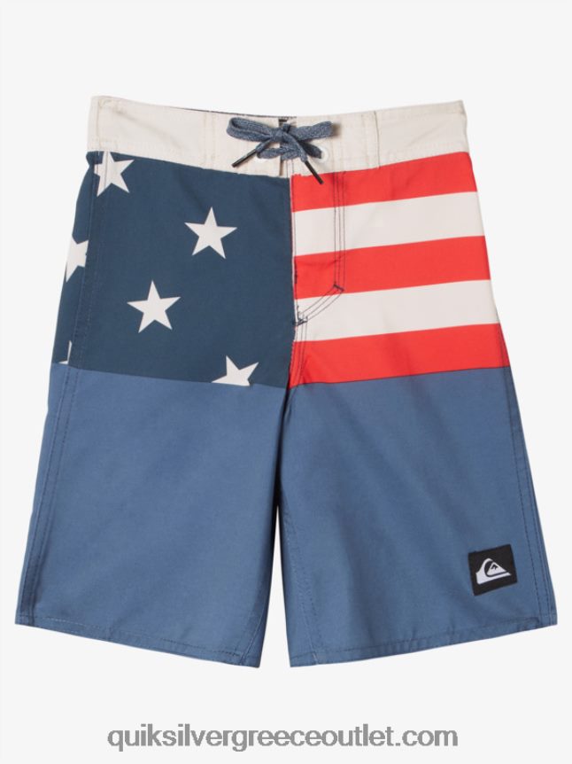 2-7 καθημερινή διαίρεση 14 ταμπλό Quiksilver αγόρια 66LP841894 μεσάνυχτα ναυτικό