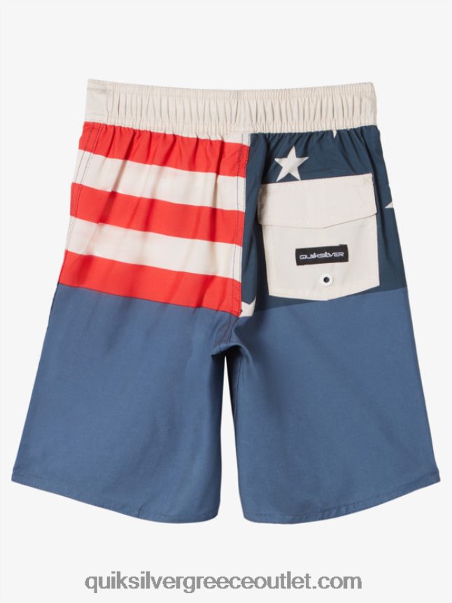 2-7 καθημερινή διαίρεση 14 ταμπλό Quiksilver αγόρια 66LP841894 μεσάνυχτα ναυτικό