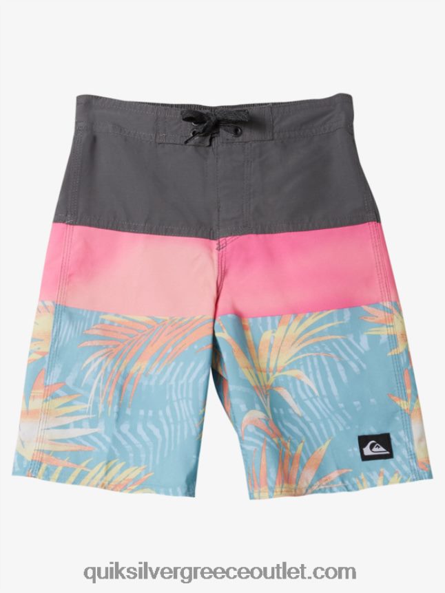 2-7 καθημερινά πάνελ 14 επιτραπέζια σορτς Quiksilver αγόρια 66LP841900 σιδερένια πύλη