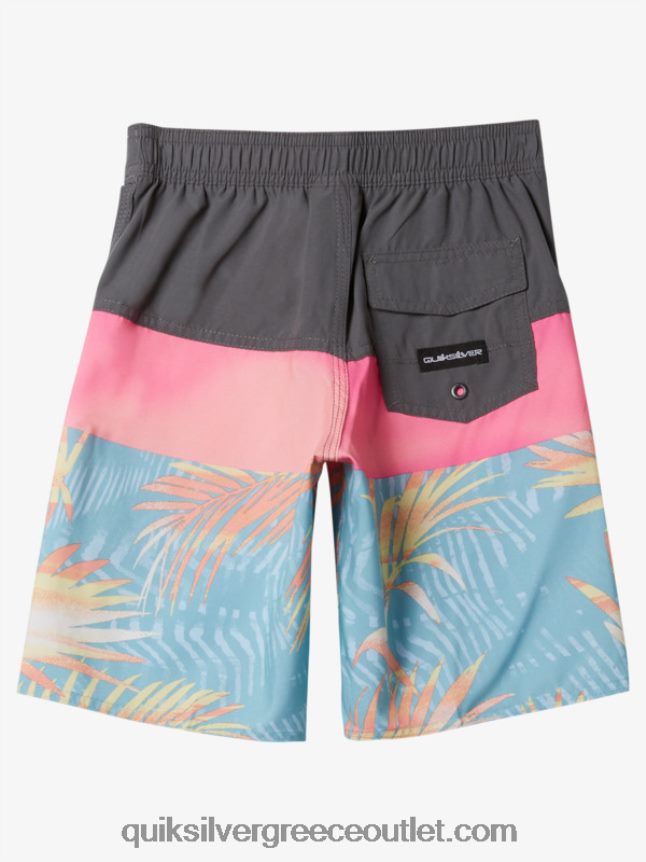 2-7 καθημερινά πάνελ 14 επιτραπέζια σορτς Quiksilver αγόρια 66LP841900 σιδερένια πύλη