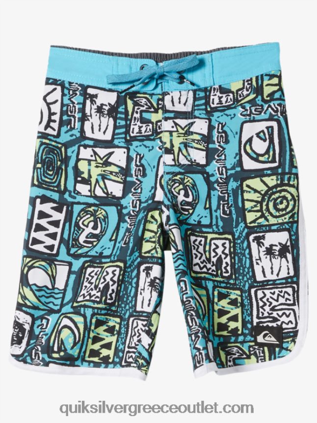 2-7 καθημερινά χτένι 14 σανίδες Quiksilver αγόρια 66LP841920 ποτάμι μπλε