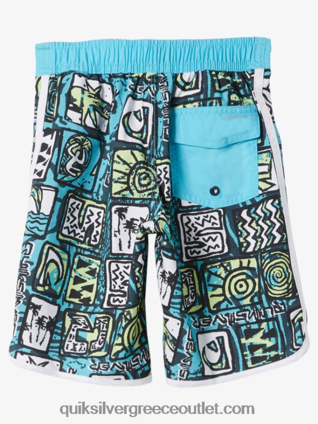 2-7 καθημερινά χτένι 14 σανίδες Quiksilver αγόρια 66LP841920 ποτάμι μπλε