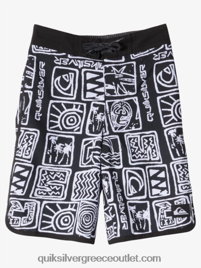 2-7 καθημερινά χτένι 14 σανίδες Quiksilver αγόρια 66LP841921 μαύρος