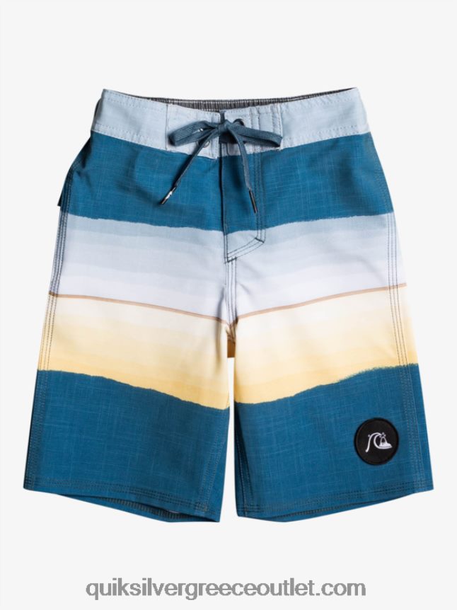 2-7 ρητίνη surfsilk απόχρωση 14 κοντό ταμπλό Quiksilver αγόρια 66LP842243 μπλε μαγιόλικα