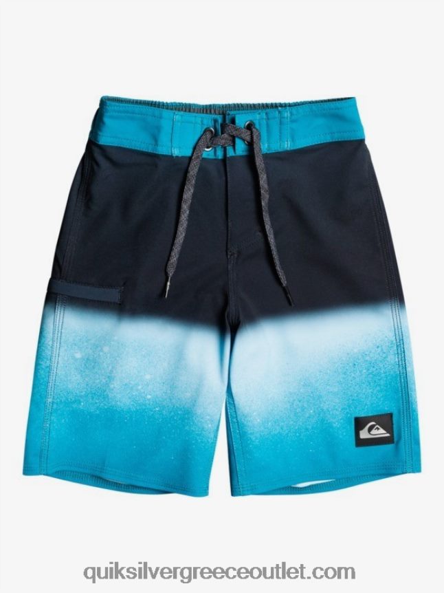 2-7 πλάκα surfsilk 14 ανακυκλωμένα boardshorts Quiksilver αγόρια 66LP842335 μπλε φιορδ