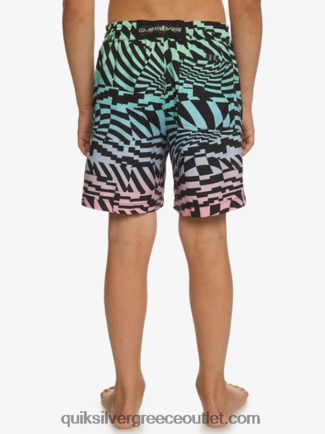 8-16 ριζικά 14 βολέ Quiksilver αγόρια 66LP841988 μαύρος