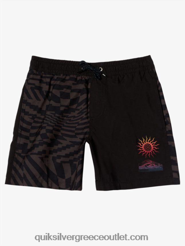8-16 ριζικά 14 βολέ Quiksilver αγόρια 66LP841989 μαύρος