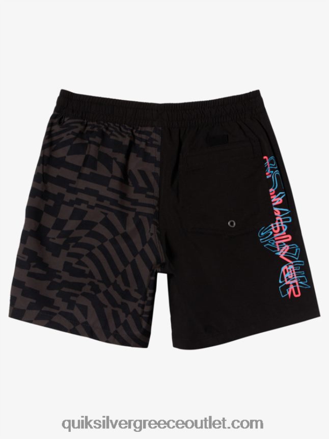 8-16 ριζικά 14 βολέ Quiksilver αγόρια 66LP841989 μαύρος