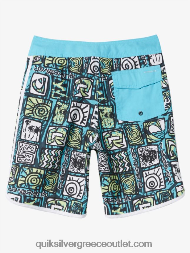 8-16 καθημερινό χτένι 17 σανίδες Quiksilver αγόρια 66LP841901 ποτάμι μπλε