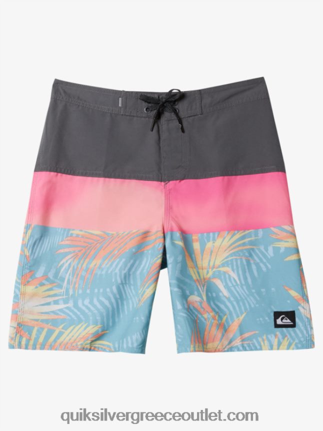 8-16 καθημερινά πάνελ 17 boardshorts Quiksilver αγόρια 66LP841905 σιδερένια πύλη