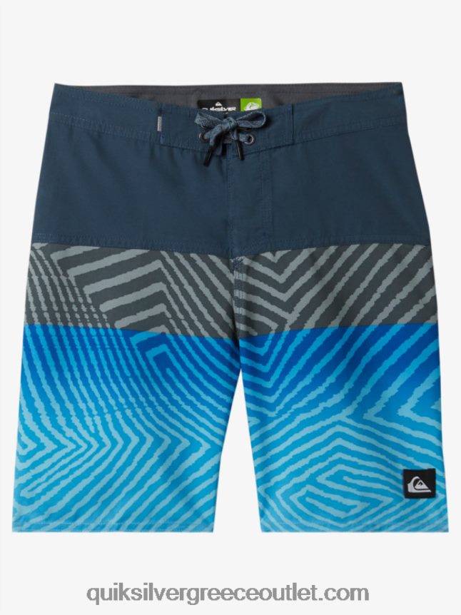 8-16 καθημερινά πάνελ 17 boardshorts Quiksilver αγόρια 66LP841906 μεσάνυχτα ναυτικό