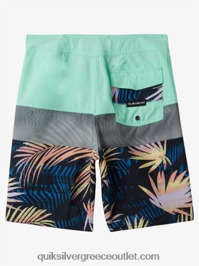 8-16 καθημερινά πάνελ 17 boardshorts Quiksilver αγόρια 66LP841907 γυαλί παραλίας