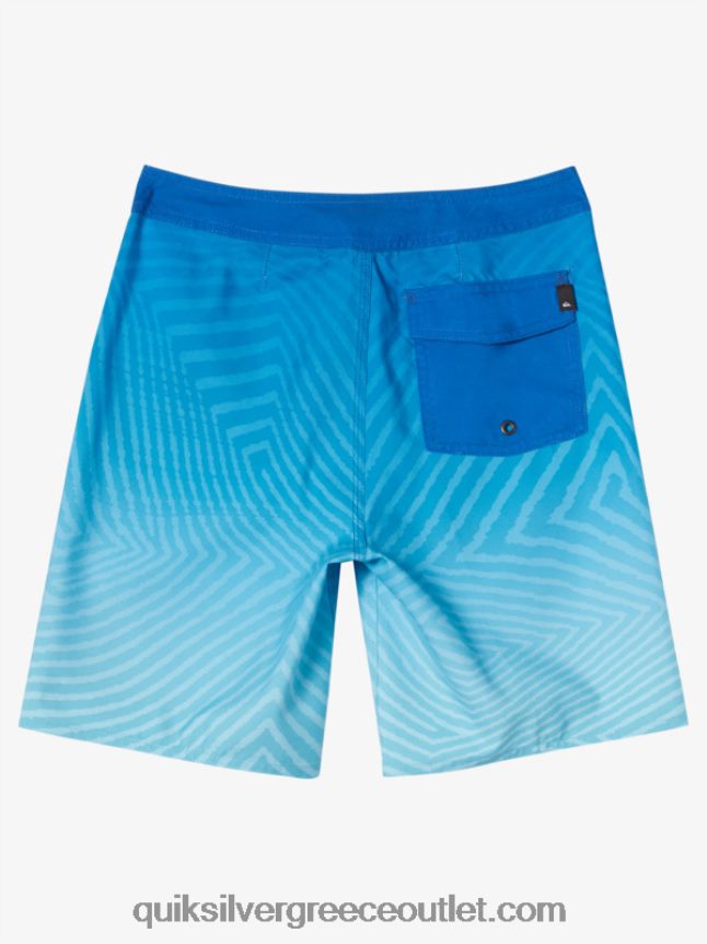 8-16 καθημερινά στημόνι fade 17 boardshorts Quiksilver αγόρια 66LP842165 αναπνευστήρας μπλε