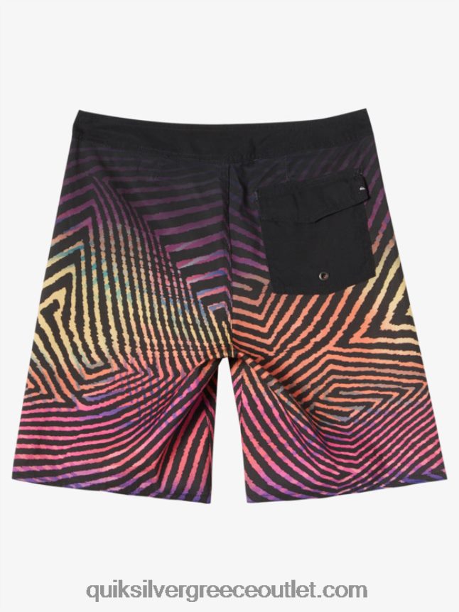 8-16 καθημερινά στημόνι fade 17 boardshorts Quiksilver αγόρια 66LP842166 ασφαλτικό σκυρόδερμα