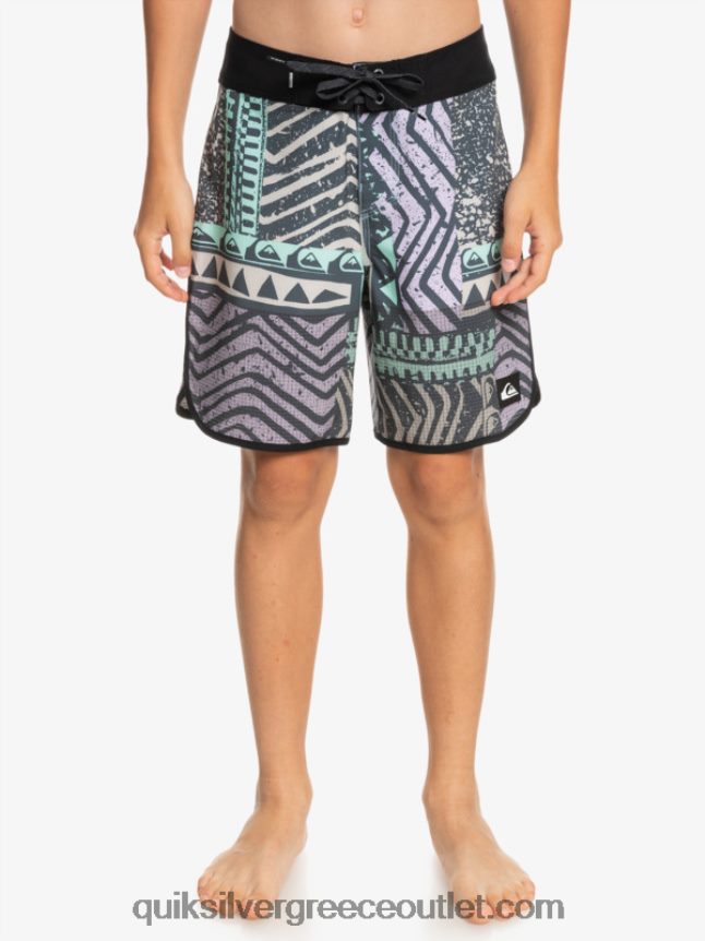 8-16 highlite χτένι 16 boardshorts Quiksilver αγόρια 66LP842147 μεσάνυχτα ναυτικό
