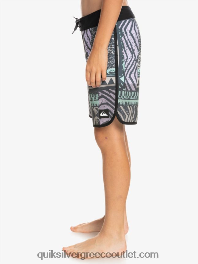 8-16 highlite χτένι 16 boardshorts Quiksilver αγόρια 66LP842147 μεσάνυχτα ναυτικό
