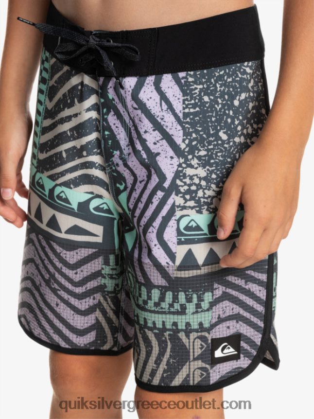 8-16 highlite χτένι 16 boardshorts Quiksilver αγόρια 66LP842147 μεσάνυχτα ναυτικό