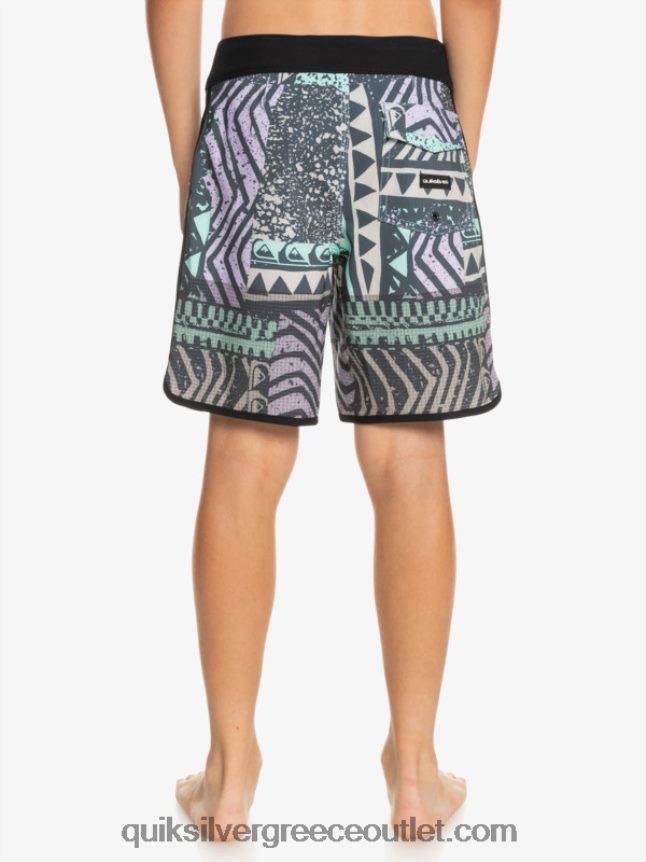 8-16 highlite χτένι 16 boardshorts Quiksilver αγόρια 66LP842147 μεσάνυχτα ναυτικό