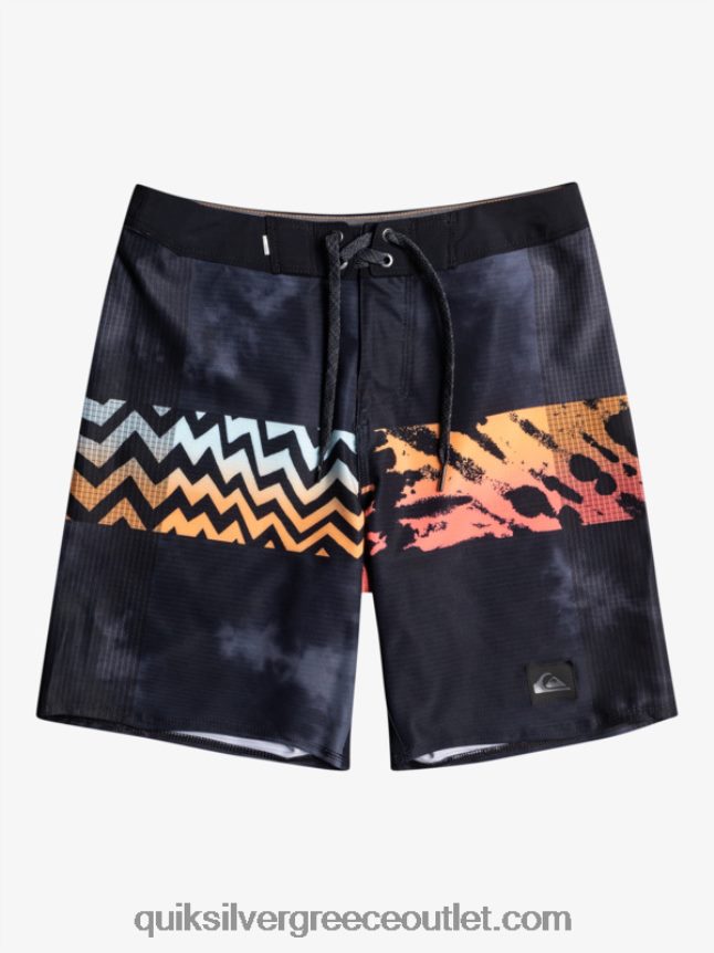8-16 highlite τόξο yth 16 κοντό ταμπλό Quiksilver αγόρια 66LP842322 φλογερό κοράλλι