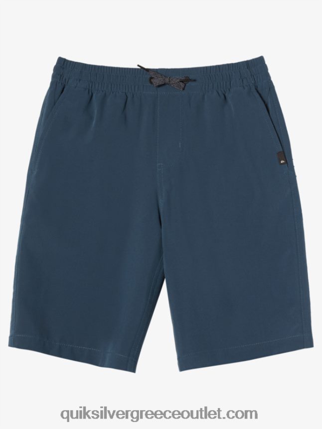 8-16 ocean elastic 18 αμφίβια boardshort Quiksilver αγόρια 66LP842067 μεσάνυχτα ναυτικό