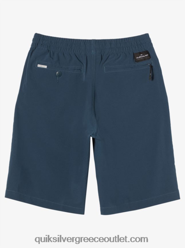 8-16 ocean elastic 18 αμφίβια boardshort Quiksilver αγόρια 66LP842067 μεσάνυχτα ναυτικό