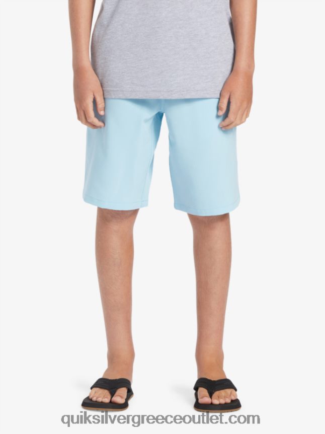 8-16 ocean elastic 18 αμφίβια boardshort Quiksilver αγόρια 66LP842068 μπλε του ουρανού
