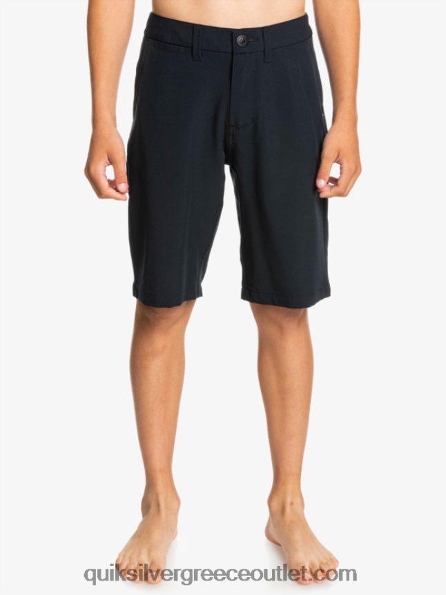 8-16 ocean union 19 αμφίβια boardshorts Quiksilver αγόρια 66LP841933 μαύρος